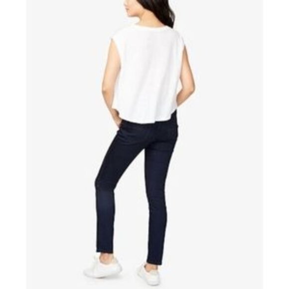 Rachel Rachel Roy Flamingo Graphic White T-Shirt - Picture 3 of 4